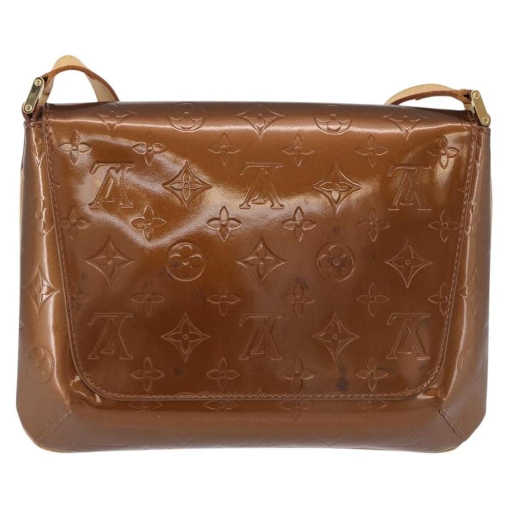 Louis Vuitton Monogram Vernis Thompson Street Shoulder Bag Gold